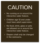 State Pool Sign - Pool Rules - Utah Compliant