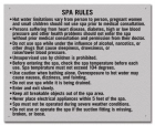 State Pool Sign - Spa Rules - Maine Compliant