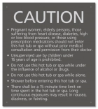 State Pool Sign - Spa Rules - New Jersey Compliant