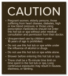 State Pool Sign - Spa Rules - New Jersey Compliant