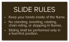 State Pool Sign - White-Water Slide Rules - New York City Compliant