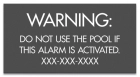 Utah Alarm Warning Sign