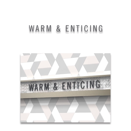 Warm & Enticing Dimensional Letters