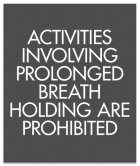 Wisconsin Breath Holding Pool Sign