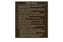 Pool/Spa Signs
