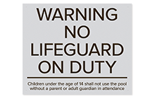 Pool/Spa Signs