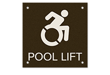 Pool Lift Signs
