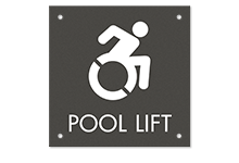 Pool Lift Signs
