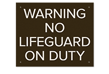 Pool/Spa Signs
