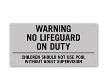 Pool/Spa Signs