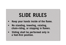 Pool/Spa Signs