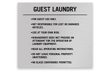 Fitness Center/Laundry Rules