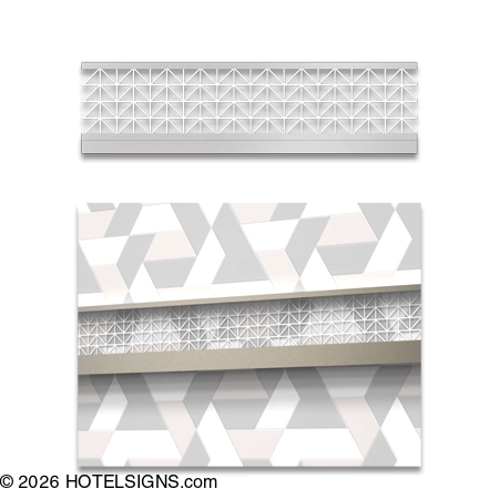 Hilton Dual-Brand Sign Store by HOTELSIGNS.com | graphic signage rail ...