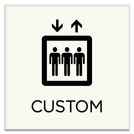 1-Line Custom Regulatory Sign w/Symbol