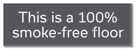 "100% smoke-free floor"