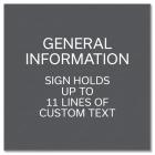 11-Line Informational Sign