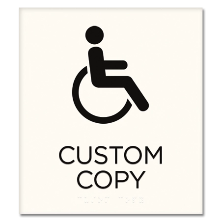 2-Line Custom Regulatory Sign w/Symbol