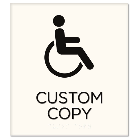 2-Line Custom Regulatory Sign w/Symbol