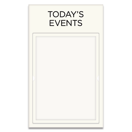 2-Line Informational Sign w/Insert Window