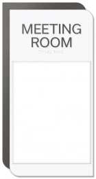 2-Line Room Sign w/Window