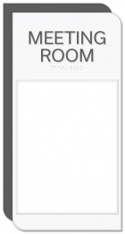 2-Line Room Sign w/Window
