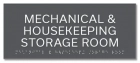 3-Line Common Room Sign (Back-of-House)
