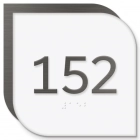 3 Numbers - Room Number Sign