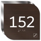 3 Numbers - Room Number Sign w/Symbol