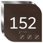 3 Numbers - Room Number Sign w/Symbols - California Only