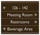 4-Line Directional Sign