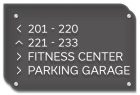 4-Line Directional Sign