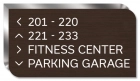4-Line Directional Sign