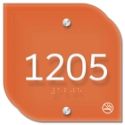 4 Numbers - Room Number Sign w/Symbol