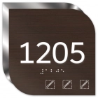 4 Numbers - Room Number Sign w/Symbols - California Only