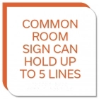 5-Line Common Room Sign