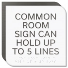 5-Line Common Room Sign