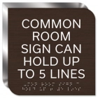 5-Line Common Room Sign