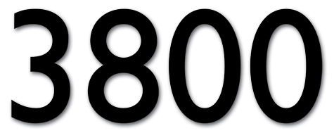 6" Building Address Dimensional Numbers - Up to 4 Numbers