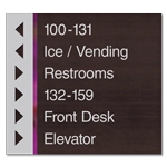 6-Line Directional Sign