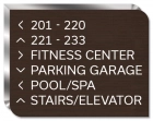 6-Line Directional Sign