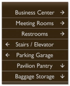 7-Line Directional Sign