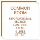 8-Line Common Room Sign