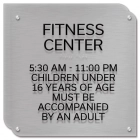 8-Line Common Room Sign