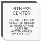 8-Line Common Room Sign