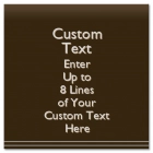 8-Line Custom Informational Sign