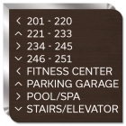 8-Line Directional Sign