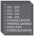 8-Line Directional Sign