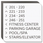 8-Line Directional Sign