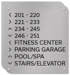 8-Line Directional Sign