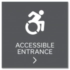 Accessible Direction Sign w/ Dynamic ISA